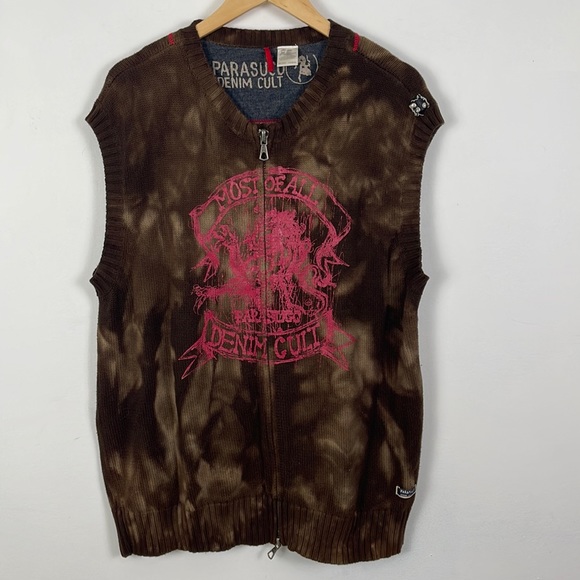 Parasuco Mens Y2K Cotton Knit Vest - XXL - Picture 1 of 5